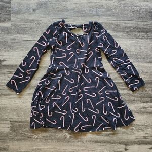 The Children's Place 5t Candy Cane Patterned Kids Dress